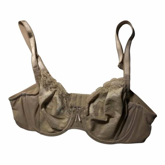 Wacoal Other - #3459-4 Wacoal Basic Benefits Lace Bra 855290 Beige Size 38C Underwire